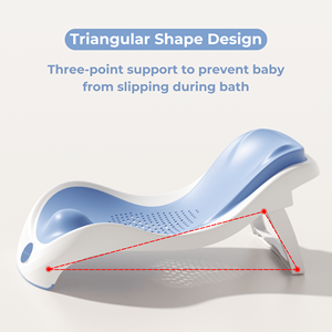 Polka Tots Tiny Tubsy Bébé Baigneur Nouveau-Né Support De Bain-Bleu - Product Image 3