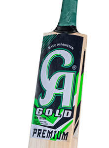 Batte de cricket professionnelle CA Gold Premium Willow, manche court, légère, durable, écologique, étui premium CA Sports - Product Image 2