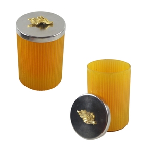 High Quality Decorative Glass Candle Jar for Home Decor Indoor Tea Light Holder Christmas Dinner <b>Wax</b> Jar with Votive Tea Light - Product Image 3