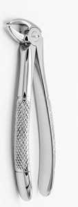 Forceps d'extraction dentaire pédiatrique, petite taille, bec large et texturé, pour molaires inférieures - Product Image 5
