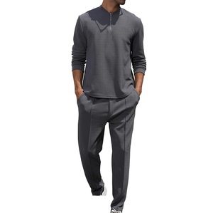 Vêtements de jogging d'été personnalisés pour hommes, ensemble t-shirt à manches courtes et pantalon, ensemble 2 pièces, short et survêtement homme - Product Image 6