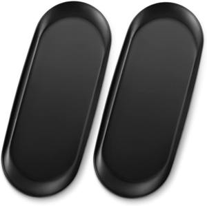 Juego de Bandejas Ovaladas Negras Mate para Baño, Organizador de Baño Minimalista, Bandeja de Metal para Perfumes, Decoración Moderna Hecha a Mano - Product Image 5