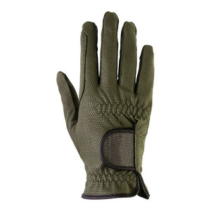 Custom Brown Leather Horse Riding <b>Gloves</b> Full Finger Non Slip Winter Equestrian Sports <b>Gloves</b> with Grip - Product Image 4