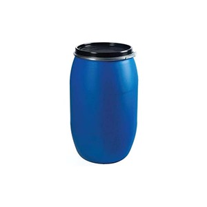 200-Litre Blue <b>Plastic</b> <b>Drum</b> HDPE Open Top Food Grade Barrel Recyclable for Water Food Oil Packaging 55 Gallon Capacity - Product Image 1