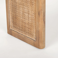 Table console contemporaine en bois de manguier massif marron Design moderne de luxe pour les entrées Couloirs Salons pour hôtels