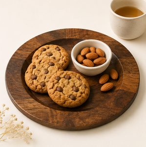 Wholesale Eco-friendly Round Wood Charger <b>Plate</b> Handcrafted Rustic Wooden Dinner <b>Plate</b> for Table <b>Decoration</b> & Hotel Supplies - Product Image 2