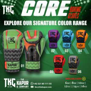 Gants de boxe professionnels Core, gamme de couleurs Signature, mousse moulée à la machine, rembourrage amélioré pour l'entraînement et le sparring - Product Image 1