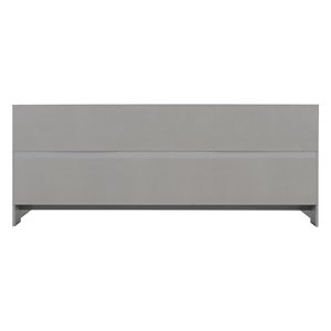 Letto a castello grigio con scaffali e sponde di protezione, struttura in legno resistente - Product Image 6