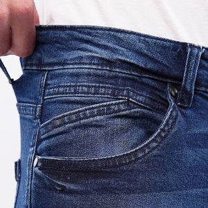 Pantalones Vaqueros de Mezclilla Lavada para Hombre, Último Estilo, Personalizados, Transpirables, Ajustados, a la Moda - Product Image 6