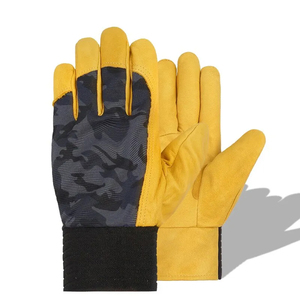 Industrial Construction Hand Safety Working Driving Assembly <b>Gloves</b> High Quality Goat Skin Leather Soft <b>Driver</b> Work <b>Gloves</b> - Product Image 6