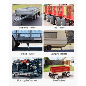 2 Gatos Telescópicos Plegables para Remolque, Capacidad de 1000 lb, Gatos Estabilizadores Oscilantes para Remolque de RV, Ajustables de 11.7 a 18.2 Pulgadas - Product Image 6