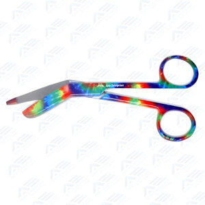 กรรไกรตัดผ้าพันแผลแบบใช้มือ ยี่ห้อ Medical Lister รุ่น Rainbow สำหรับงานหนัก ใช้กับพลาสเตอร์ออร์โธปิดิกส์ อุปกรณ์ทางการแพทย์ - Product Image 2