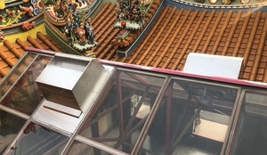 พัดลมระบายอากาศระบายอากาศพัดลมระบายอากาศแบบติดหลังคาพัดลมอุตสาหกรรมคาร์บอนเป็นกลางสุทธิศูนย์ - Product Image 5