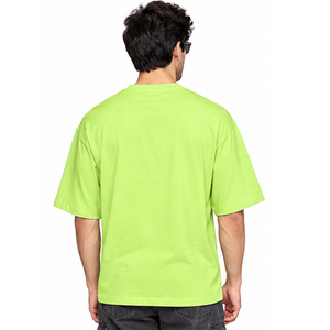 T-shirts formels surdimensionnés de haute qualité, personnalisés, en coton et fibre de bambou, pour hommes et femmes, OEM ODM, vente en gros, écologiques - Product Image 6