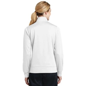 Chaqueta de Forro Polar con Cierre para Mujer, 100% Poliéster, Manga Larga, Cuello Alto, Color Sólido, Ropa Deportiva Informal, Corte Regular, Todas las Temporadas, OEM - Product Image 3