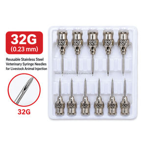 เข็มฉีดยาสัตว์สแตนเลสแบบใช้ซ้ำได้สำหรับปศุสัตว์ ขนาด 20G 22G 24G 32G Medtrust คุณภาพสูงสำหรับการผ่าตัด มาตรฐาน ISO/CE - Product Image 4