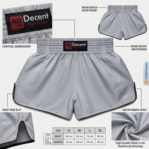 Shorts de MMA Lisos al por Mayor, Shorts de Kick Boxing y Muay Thai con Logotipo Personalizado, Shorts de Muay Thai en Rosa, Morado, Negro, Rojo, Blanco y Luminoso - Product Image 5