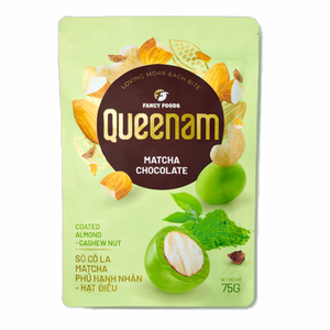 Dragées au chocolat en gros, best-sellers, service OEM/ODM, snacks HALAL, 75g, amandes et noix de cajou enrobées de chocolat matcha, bon prix - Product Image 1