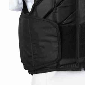 Chaleco de Seguridad Ecuestre Unisex Negro de Neopreno Ligero con Cierre de Cremallera Sin Mangas con Bolsillos y Diseño Sólido - Product Image 6