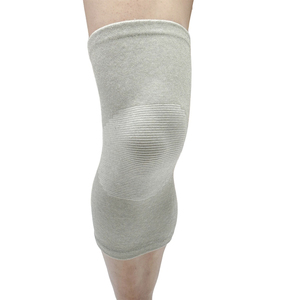 Custom Elastic Seamless Foldable <b>Knee</b> Protector Breathable Bamboo <b>Compression</b> Shin Leg Sleeves Charcoal Fibre Protection - Product Image 4
