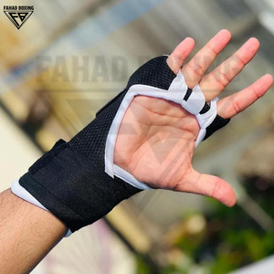 Tenue d'arts martiaux bicolore 2026, rayée noir et blanc, en polyester respirant, pour entraînement de boxe unisexe à partir de 14 ans - Product Image 4