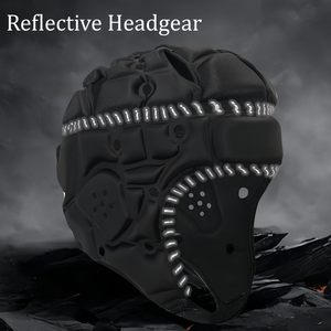 Casco de fútbol americano ajustable de carcasa blanda, casco de rugby 7v7, gorra de fútbol con acolchado para la cabeza en un estilo y color únicos - Product Image 4