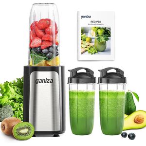 Set Frullatore Personale per Smoothie con 14 Pezzi, 3 Bicchieri Portatili (1x24oz 2x17oz), Essenziale in Cucina per Frullati e Smoothie, Marca Sin - Product Image 1
