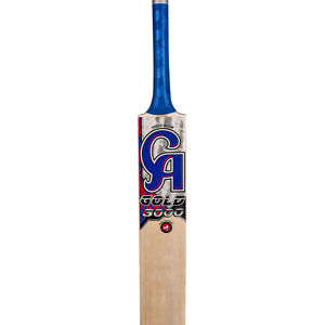 Bate de críquet Premium English Willow CA GOLD, ligero, con logo personalizado, diseño equilibrado para control, comodidad y uso duradero. - Product Image 1