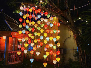 Farol de Plástico Pintado de Vietnam para el Año Nuevo Tet, Decoración Colgante Tradicional para el Hogar, Proveedor Mayorista - Product Image 4