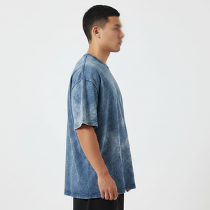 High Quality 210 gsm Cotton Blank <b>Plain</b> <b>Tshirt</b> Custom 3D Printing Plus Size Men's T-Shirts Oversized Heavyweight T Shirt - Product Image 3