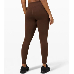 OEM Custom Women <b>Leggings</b> Plus Size High Waist Yoga Pants Breathable Tummy Control Four-Way Stretch Plaid <b>Pattern</b> Gym Fitness - Product Image 4