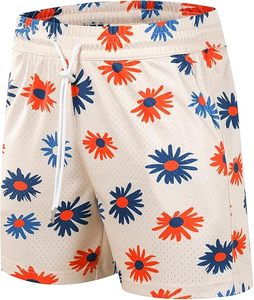 Shorts imprimés pour hommes avec logo personnalisé, séchage rapide, respirants, pour la plage, la natation, maillots de bain pour hommes, shorts imprimés - Product Image 3