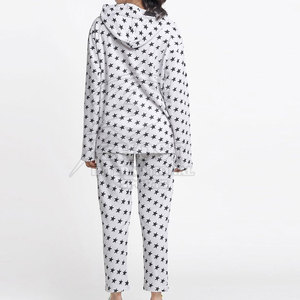 Ensemble de survêtement sportif pour femmes OEM, sweat-shirt en coton doux, pantalon de jogging, vêtements décontractés pour la maison, tenue d'entraînement physique, nouveauté - Product Image 4