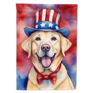 Multicolor Labrador Retriever patriótico americano jardín bandera buzón decorativo patio bandera Banner para Patio ilustraciones para flor - Product Image 1