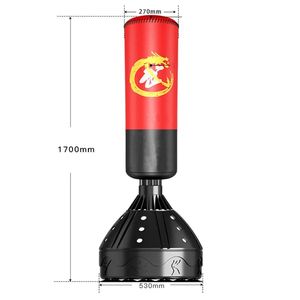 กระสอบทรายหนัง PU สำหรับฝึกซ้อมมวย MMA มวยไทย คิกบ็อกซิ่ง แบบแขวน สำหรับยิม - Product Image 2