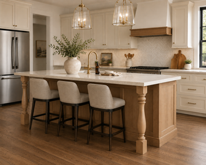 Solid Wood Kitchen Cabinet Island <b>Post</b> Column Decorative Legs Support for Tables Islands Cabinets Solid Wood <b>Post</b> Leg - Product Image 3