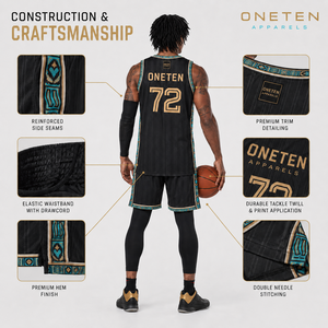Ensemble de maillot de basket-ball pour homme, débardeur sans manches et short noir uni, respirant, anti-transpiration, polyester, taille élastique, athlétique - Product Image 2