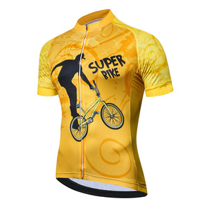 Jersey de Ciclismo Sublimado al por Mayor, con Logotipo de Marca Personalizado, de Secado Rápido, Aislado, para Maratón, Manga Corta - Product Image 5