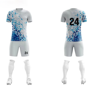 Alibaba Supplier Custom Sublimation <b>Soccer</b> Jerseys 100% Polyester Breathable Quick Dry Short Sleeve Custom Logo & Team Names - Product Image 3