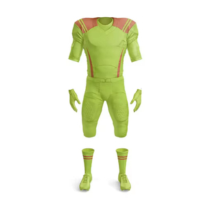 Uniforme de Fútbol Americano Personalizado al por Mayor, Impresión Digital de Alta Calidad, Poliéster Transpirable, Antiarrugas, de Secado Rápido, Unisex para Adultos - Product Image 6