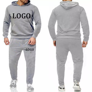 ODM <b>Men</b> Workout <b>Pullover</b> Tracksuit Long Sleeve Running Jogging Athletic Sports Winter Hooded Heavyweight 100% Cotton Tracksuits - Product Image 1