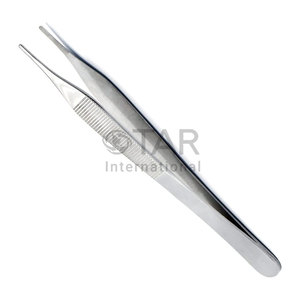 แหนบปลายหยัก Adson ขนาด 15 ซม. คีมจับเนื้อเยื่อ คีมผ่าตัด เครื่องมือแพทย์สำหรับทันตกรรม สัตวแพทย์ ทำจากสแตนเลส - Product Image 4