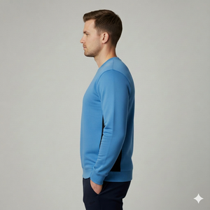 Sudaderas personalizadas para hombre con cuello redondo, sudaderas con capucha para hombre, suéteres de manga larga, sudaderas gruesas de forro polar, sudaderas lisas para hombre - Product Image 3