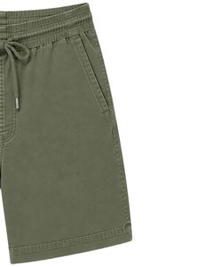 Pantalones Cortos Bermuda Casuales para Hombre, Color Verde Oliva, Personalizados, con Cordón, Ligeros, de Corte Holgado, Mezcla de Algodón, para Playa - Product Image 4