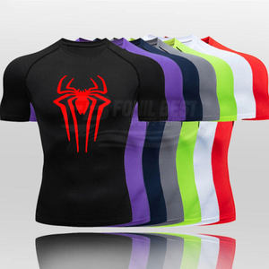 Camiseta de Compresión Unisex Transpirable y Ecológica, Personalizada con Sublimación Completa, Diseño de Araña, OEM - Product Image 3