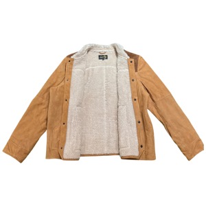 Premium Leather <b>Shearling</b> <b>Jacket</b> for <b>Men</b> Winter Warm Genuine Sheepskin Coat Luxury Biker Aviator Outerwear Classic Style Fit - Product Image 6