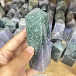 Torre de Cristal de Ágata Uva Natural Pulida, Piedra Decorativa Curativa, Disponible en Tamaños Personalizados - Product Image 4