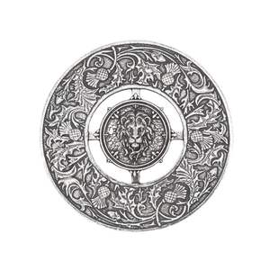 Broche à thème celtique Gaélique Battersea Celtic Penannular pour écharpe, châle ou plaid - Product Image 4