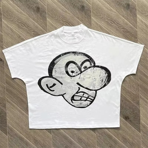เสื้อยืดโอเวอร์ไซส์ทรงครอป ผ้าฝ้าย 100% แบบสั่งทำจำนวนมาก เนื้อผ้าหนา เป็นมิตรกับสิ่งแวดล้อม แขนสั้น แฟชั่นสำหรับผู้ชาย - Product Image 3