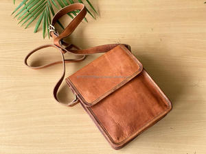 Sac à main élégant en cuir de chèvre pour femme, sacoche à bandoulière, Vintage, fait-main, nouveau modèle, 9x11 pouces - Product Image 4